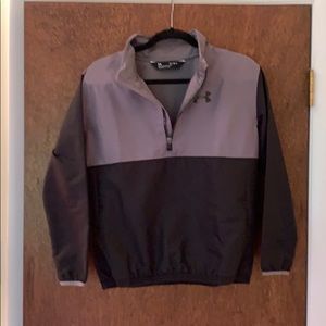 Boys under armour half zip jacket